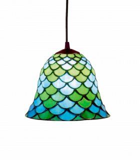Colgante Tiffany de techo Seiren