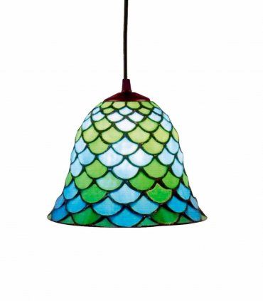 Colgante Tiffany de techo Seiren