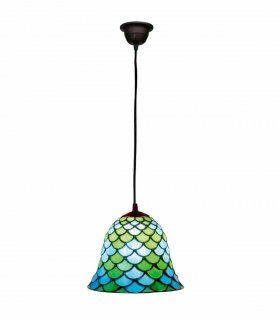 Colgante Tiffany de techo Seiren