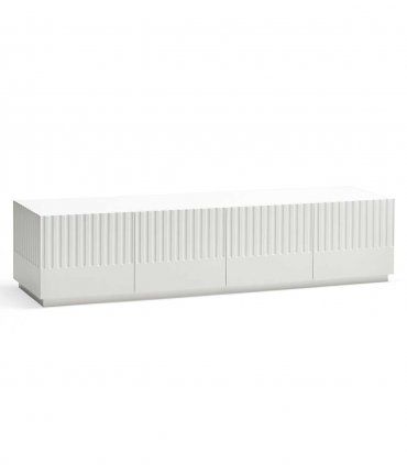 Mueble de Tv moderno Doric, blanco