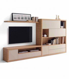 Mueble TV librería Groven
