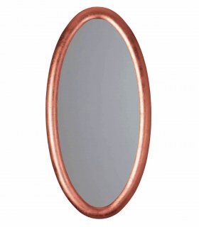 Espejo vestidor oval Braian, cobre