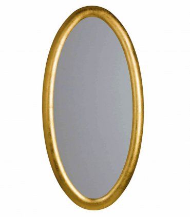 Espejo vestidor oval Braian, oro