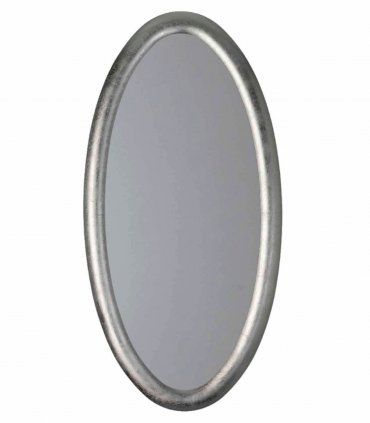 Espejo vestidor oval Braian, plata