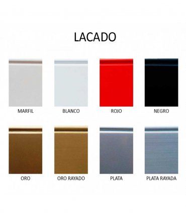 Cómoda clásica en plata Celine II, acabados
