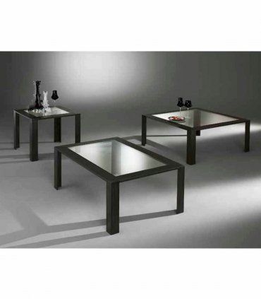 Mesa centro forja y cristal Nolita