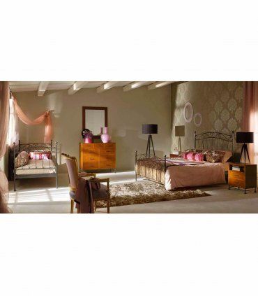 Cama de día en forja Casella