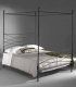 Cama de forja con dosel Aranyel