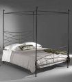 Cama de forja con dosel Aranyel