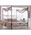 Cama de forja con dosel Turia