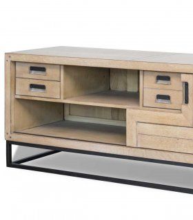 Mueble de Tv industrial Byron, detalle