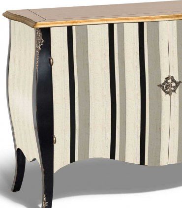 Cómoda decorada Ibisen, detalle
