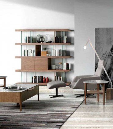 Librería estantería moderna Varas, salón
