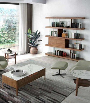 Librería estantería moderna Varas, sala