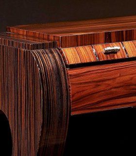 Consola Curva Pauferro y Ébano, detalle