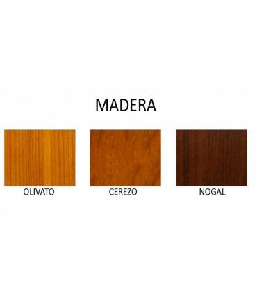 Consola Curva Pauferro y Ébano, acabados