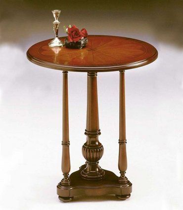 Mesa Velador con Marquetería Wylma