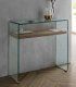 Consola de cristal moderna Bremen