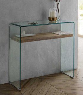 Consola de cristal moderna Bremen