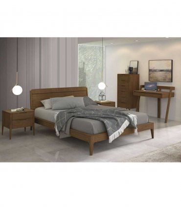 Mesita de noche contemporánea Fidela, dormitorio