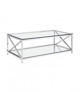 Mesa salón de cristal moderna Hawai