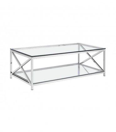 Mesa salón de cristal moderna Hawai
