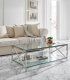 Mesa salón de cristal moderna Hawai