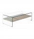 Mesa salón de cristal moderna Bremen