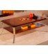 Mesa de Rincón Art Déco, rectangular de centro