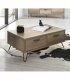Mesa salón rectangular industrial Luben
