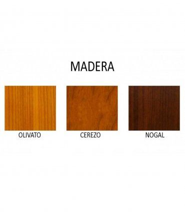 Vitrina clásica baja Thelma, acabados