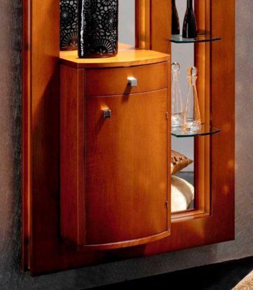 Mueble Recibidor en Madera de Cerezo Egan, detalle