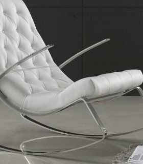 Mecedora Moderna Acero, detalle