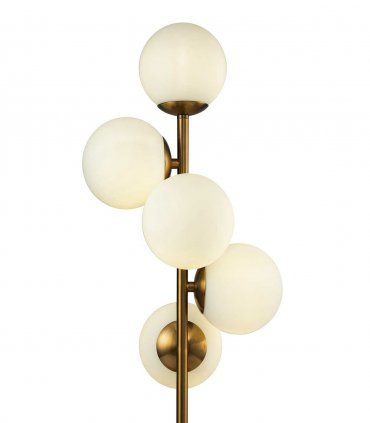 Lámpara de sobremesa moderna 5 luces Harmony, detalle