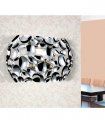 Aplique de pared moderno cromo Narisa