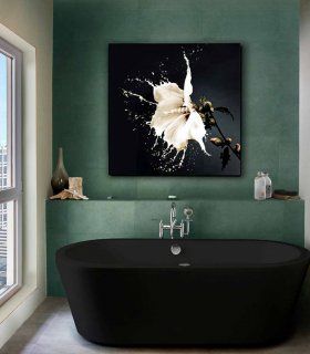Cuadro con fotografía moderna Splash