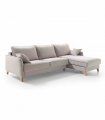 Sofá cama italiano con chaiselongue Manón