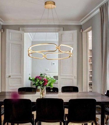 Lámpara led de diseño oro Colette