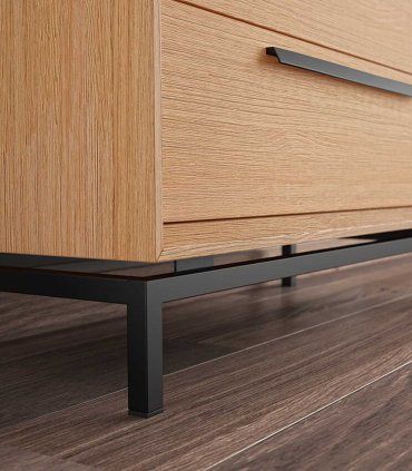 Mueble de televisión  Estoril, negro