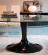 Mesa de comedor de cristal Asia