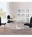 Mesa de comedor de cristal Asia