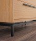 Mueble de Tv  Estoril dos puertas, patas negras