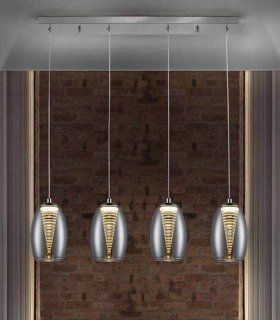 Lámpara de techo LED 4 luces Nébula