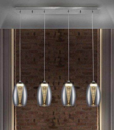 Lámpara de techo LED 4 luces Nébula