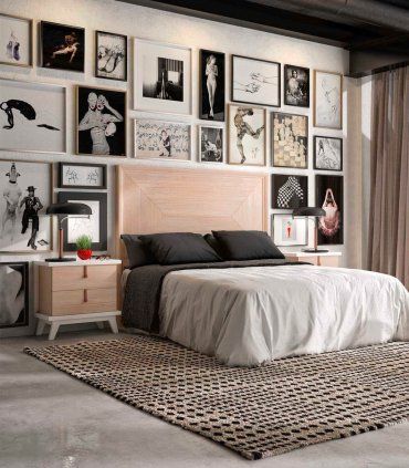 Mesita de noche Sajonia, dormitorio