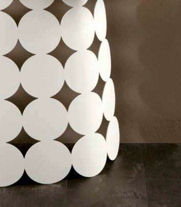 Consola grande de diseño Pois, blanco