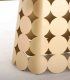 Consola grande de diseño Pois, oro