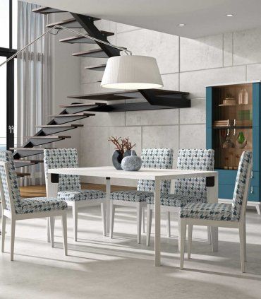 Mesa de comedor rectangular Sajonia