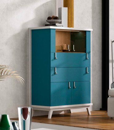 Vitrina baja contemporánea Sajonia