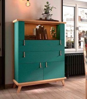 Vitrina baja contemporánea Sajonia